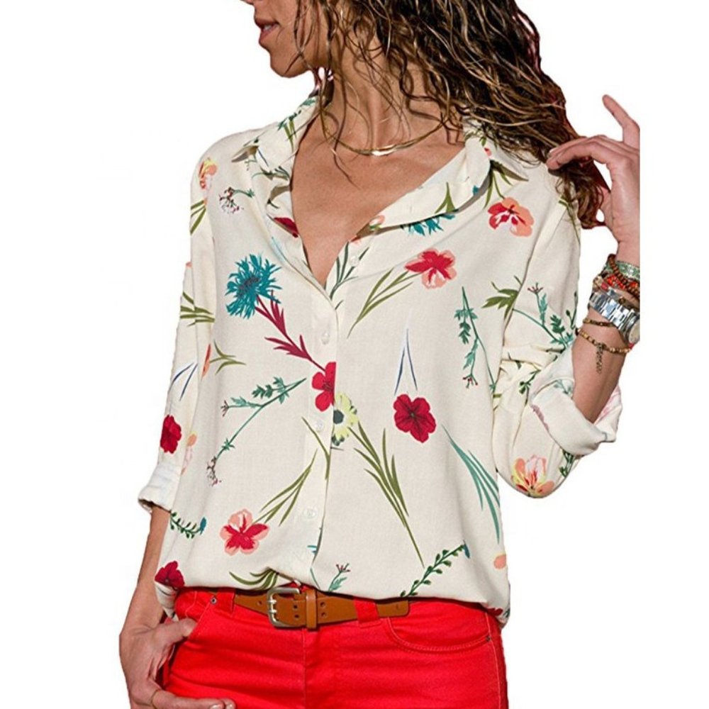 Floral Blouse Button Down (SPECIAL NOVEMBER SALE)